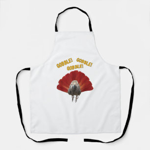 Gobble! Thanksgiving Afrikaanse grijze papegaai Schort