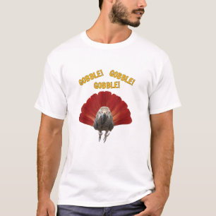 Gobble! Thanksgiving Afrikaanse grijze papegaai T-shirt