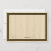 Gobble Thanksgiving Dinner Invitation Kaart (Achterkant)