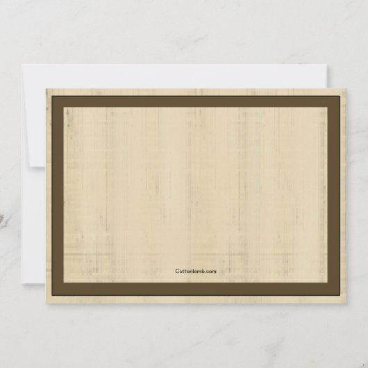 Gobble Thanksgiving Dinner Invitation Kaart (Achterkant)