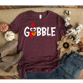 Gobble Thanksgiving Shirt, grappige Thanksgiving T-shirt
