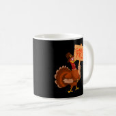 Gobble this i Turkey Anti-Thanksgiving Animal Welf Koffiemok (Voorkant rechts)