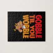 Gobble Til je wiebelt Thanksgiving dag Turkije Legpuzzel (Horizontaal)