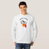 Gobble Til you Wobble Crazy-Eyed Turkey T-Shirt (Voorkant volledig)