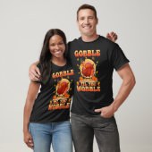 Gobble Til You Wobble Dabbing Turkey Thanksgiving T-shirt (Unisex)