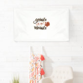 Gobble til you Wobble Funny Thanksgiving Day Turke Spandoek (Insitu)