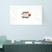 Gobble til you Wobble Funny Thanksgiving Day Turke Spandoek (Beurs)