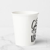 Gobble Til You Wobble Paper Paper Cup Papieren Bekers (Rechts)