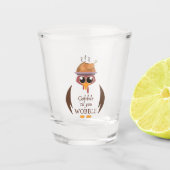 Gobble Til you Wobble Shot Glas (Voorkant)