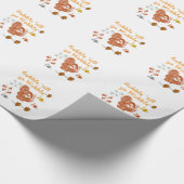 GOBBLE TILL YA WOBBLE PATTERN 2 CADEAUPAPIER (Hoek)