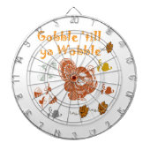 GOBBLE TILL YA WOBBLE PATTERN 2 DARTBORD (Voorkant)