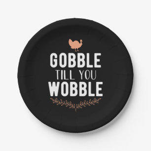 Gobble tot je Thanksgiving papier Bord wint