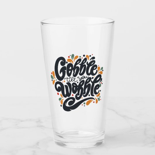 Gobble tot je wiebelt glas (Voorkant)