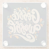 Gobble tot je wiebelt glazen onderzetter (Achterkant)