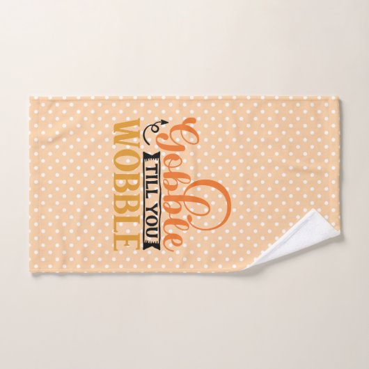 Gobble tot je wiebelt handdoek (Handdoek)