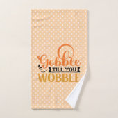 Gobble tot je wiebelt handdoek (Handdoek)