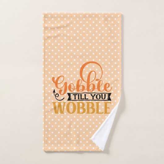 Gobble tot je wiebelt handdoek (Handdoek)