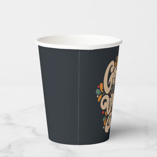 Gobble tot je wiebelt papieren bekers (Rechts)