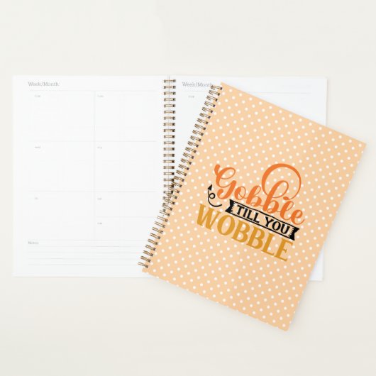 Gobble tot je wiebelt planner (Display)