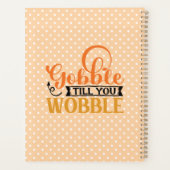Gobble tot je wiebelt planner (Achterkant)