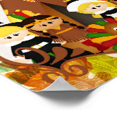 Gobble tot je wiebelt - Thanksgiving Poster (Hoek)