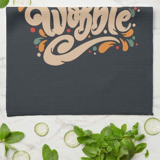 Gobble tot je wiebelt theedoek (Gevouwen)