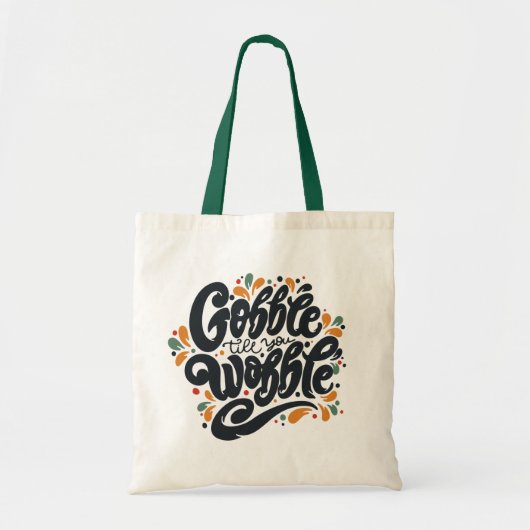 Gobble tot je wiebelt tote bag (Voorkant)