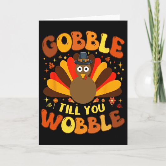 Gobble Tot Je Wobbelt 1  Kaart (Voorkant)