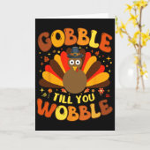 Gobble Tot Je Wobbelt 1  Kaart (Gele Bloem)