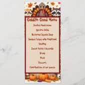 Gobble tot je wobble menu (Voorkant)