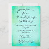 Gobble tot You Wobble Friendsgiving Modern Kaart (Achterkant)