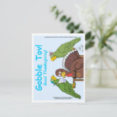 Gobble Tov! Heb een goede Thanksgiving  Feestdagenkaart (Staand voorkant)
