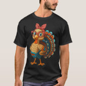 Gobble Turkey Day Happy Thanksgiving For Toddlers T-shirt (Voorkant)