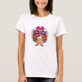 Gobble Turkey Day Happy Thanksgiving T-shirt (Voorkant)