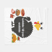 Gobble & Wobble  Fleece Deken (Voorkant (Horizontaal))