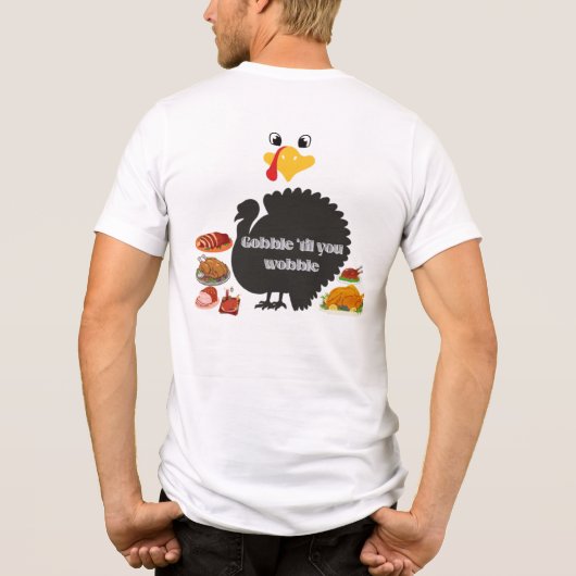 Gobble & Wobble Tri-Blend Shirt (Achterkant)
