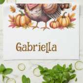 Gobble y'all western Thanksgiving  Theedoek (Gevouwen)