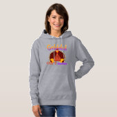 Gobbled Can’t Wobble Funny Turkey Thanksgiving Hoodie (Voorkant volledig)