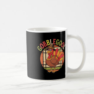 Gobblegool Dankbare Kerstmis Dag Kerstmis Groovy Koffiemok
