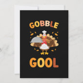 Gobblegool Turkije Thanksgiving Kaart (Voorkant)