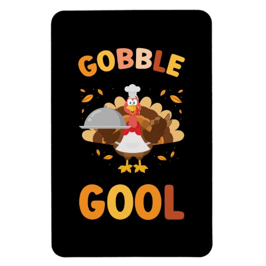 Gobblegool Turkije Thanksgiving Magneet (Verticaal)