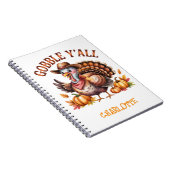 Gobbley'all westernthanksgiving notitieboek (Rechterzijde)