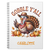 Gobbley'all westernthanksgiving  notitieboek (Voorkant)
