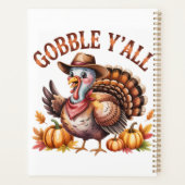 Gobbley'all westernthanksgiving  planner (Achterkant)