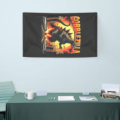 Gobblezilla Spooky Kalkoen Thanksgiving Gobble Spandoek (Beurs)
