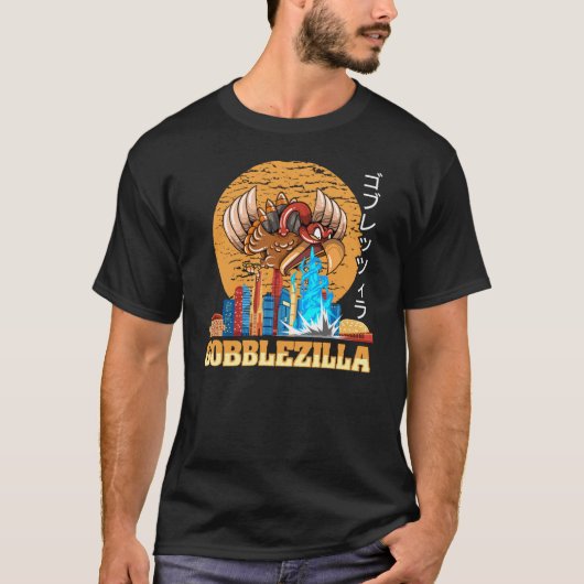 Gobblezilla Turkey Thanksgiving1151png1151 T-shirt (Voorkant)