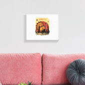 Gobblezilla Turkije Thanksgiving _1 Canvas Afdruk (Insitu (Woonkamer))