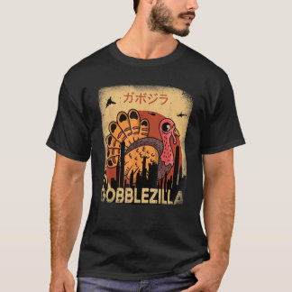 Gobblezilla Turkije Thanksgiving T Shirt