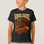 Gobbol Turkey Gobble Gool Thanksgiving Retro  T-shirt (Voorkant)