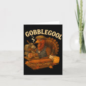 Gobbol Turkey Thanksgiving  Kaart (Voorkant)